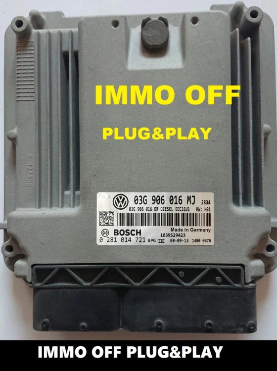 Komputer silnika Bosch EDC16U1 0281014721 w wersji IMMO OFF – kompatybilny z Octavia 1.9 TDI