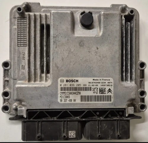 0281036205 9833749880 Motorsteuergerät Bosch MD1CS003 Peugeot Citroën Opel