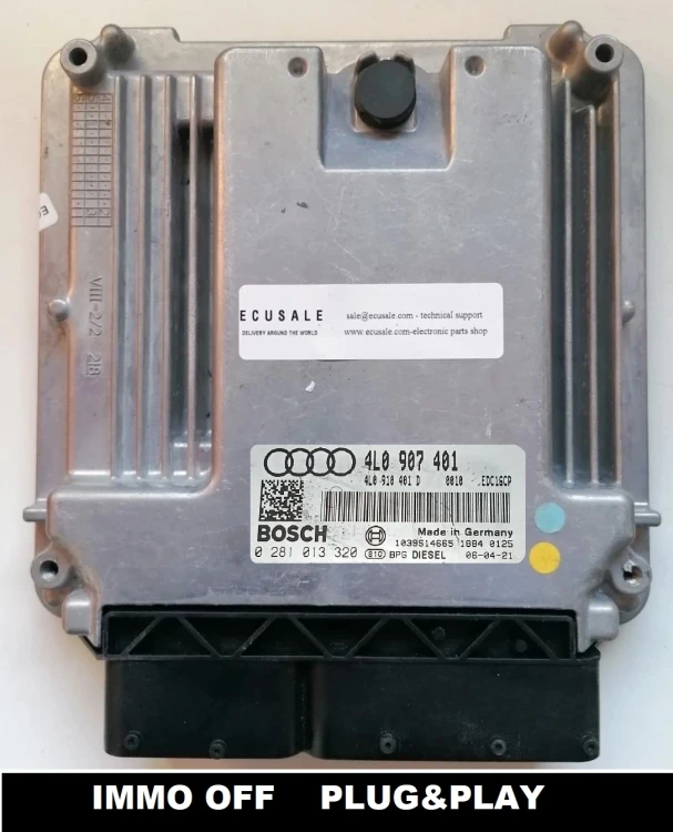 0281013320 4L0907401 calculateur moteur Bosch EDC16CP34 Audi Q7 3.0 TDI