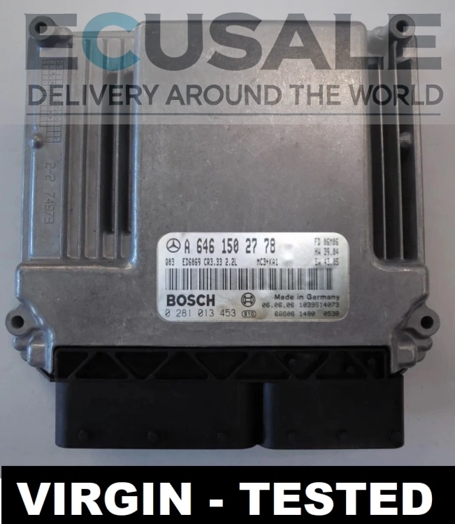 Centralita de motor 0281013453 A6461502778 Mercedes Vito Viano 2.2 CDI VIRGIN