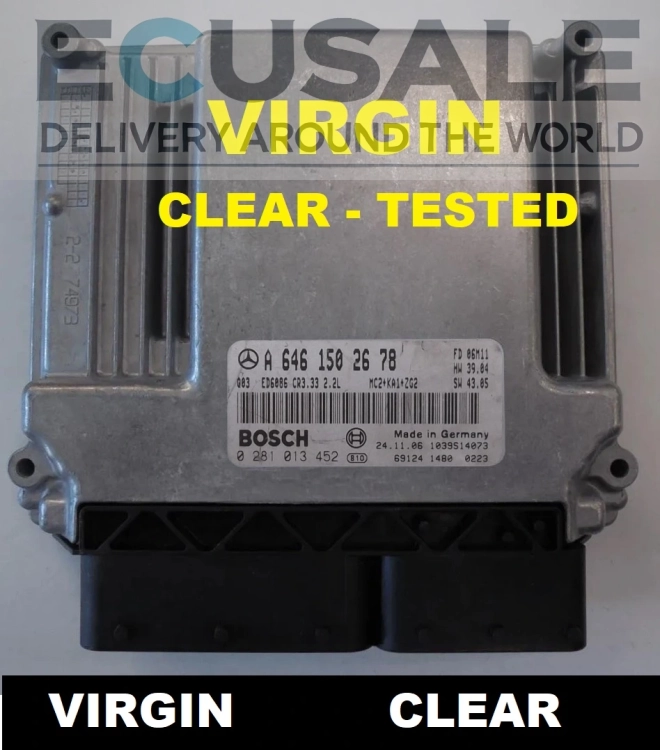 Centralita de motor Mercedes Vito Viano 2.2 CDI OM646 0281013452 A6461502678