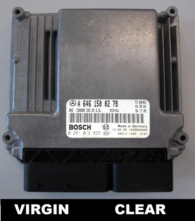 A6461500278 0281012825 centralina motore Mercedes-Benz 2.2 CDI OM646 Virgin Vito W639 111 CDI
