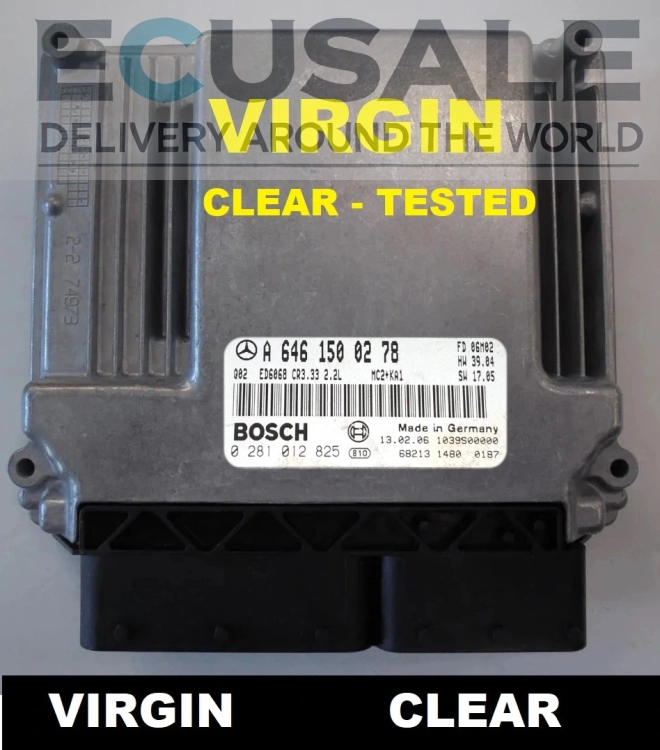 Calculateur moteur Mercedes Vito Viano 2.2 CDI OM646 A6461500278 0281012825
