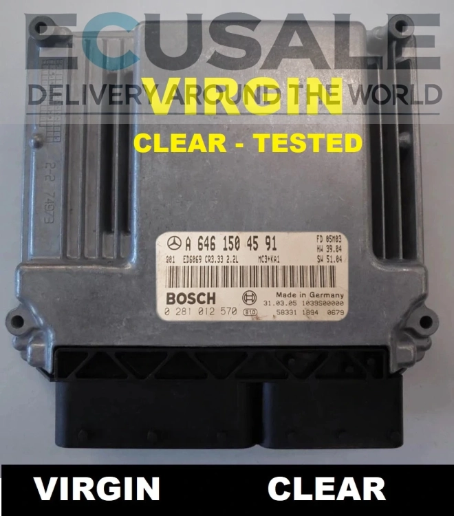 Calculateur moteur Mercedes Vito Viano 2.2 CDI OM646 A6461504591 0281012570