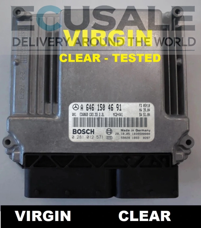 Calculateur moteur Mercedes Vito Viano 2.2 CDI OM646 A6461504691 0281012571