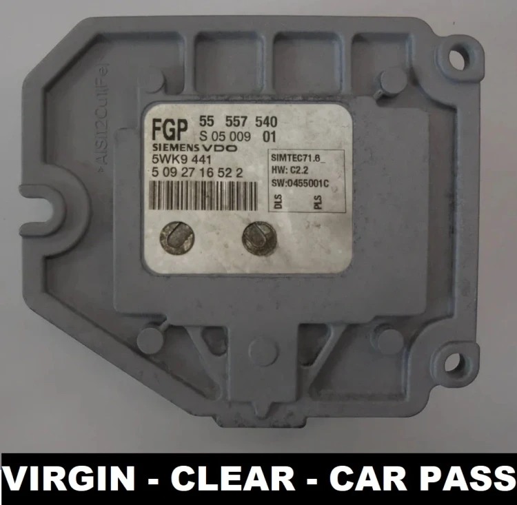 55557540 5WK9441 centralina motore Siemens Opel Vectra C / Signum 1.8 16V Virgin