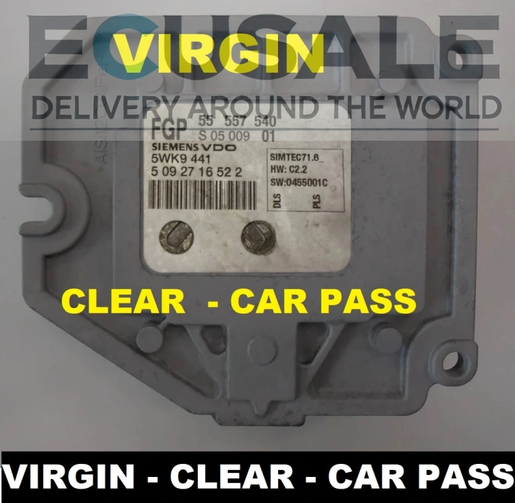 CALCULATEUR MOTEUR Opel 1.8 16V numer 55557540 5WK9441 CLEAR VIRGIN