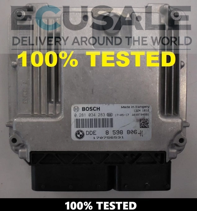 Calculateur moteur BMW 2.0D 0281034283 8598806 DDE8598806