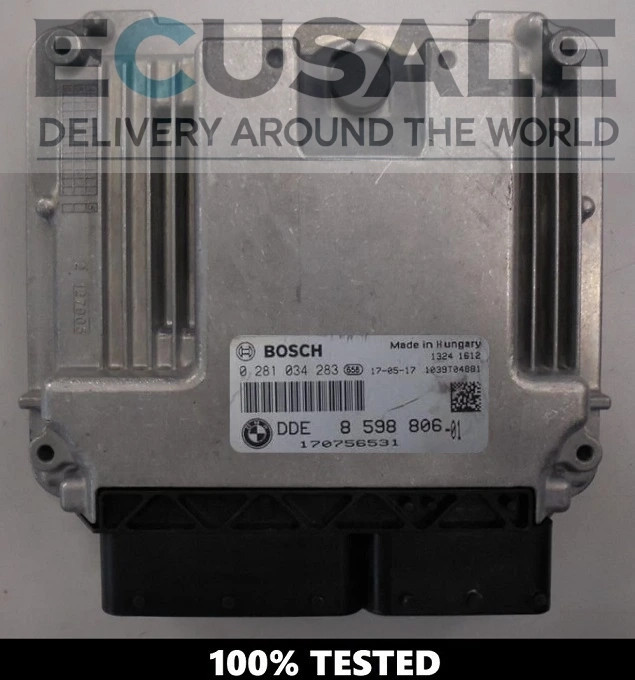 Calculateur moteur BMW 2.0 diesel numer 0281034283 8598806 DDE8598806