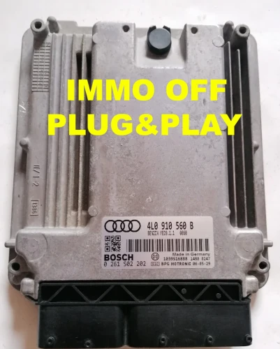4L0910560B 0261S02202 centralina do motor Bosch MED9.1.1 Audi Q7 4.2 V8