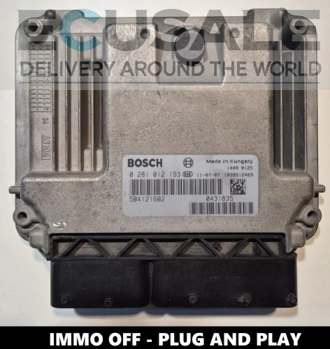 Centralita de motor 0281012193 504121602 IMMO OFF para IVECO Daily 3.0 HPI / 2.3 HPI – lista para instalar Plug &amp; Play