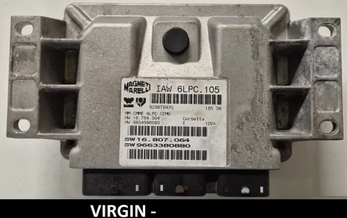 9663380880 9654596080 calculateur moteur Magneti Marelli IAW 6LPC.105 Peugeot Citroën Virgin