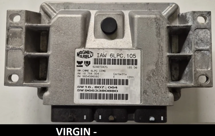 9663380880 9654596080 centralina do motor Magneti Marelli IAW 6LPC.105 Peugeot Citroën Virgin