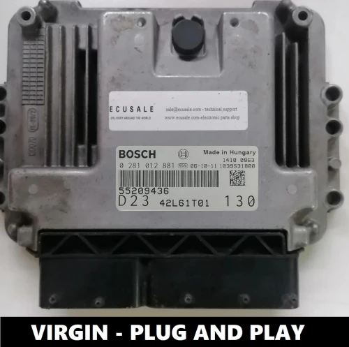 55209436 0281012881 calculateur moteur Bosch Fiat Ducato 2.3 Multijet