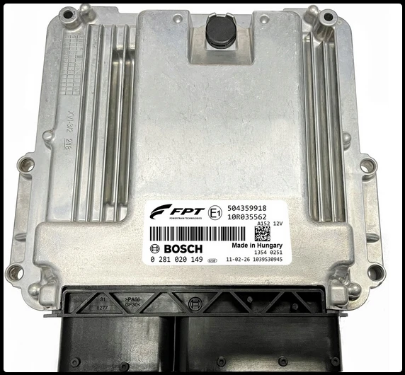Calculateur moteur Bosch EDC17CP52 0281020149, référence Iveco 504359918, pour Iveco Daily – étiquette