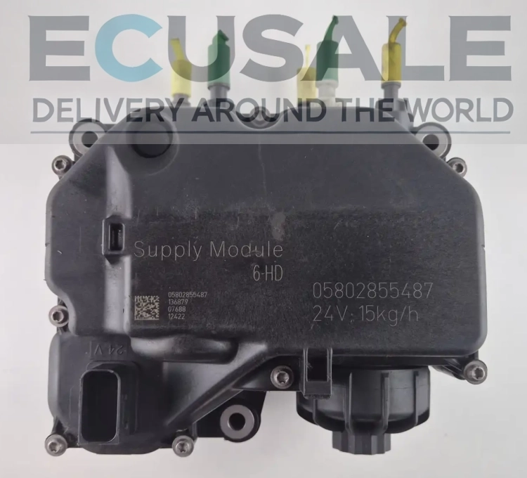 Pompe AdBlue d’origine Bosch 05802855487 / 0444062015 Denoxtronic 24V 15kg/h pour Iveco, MAN, Mercedes, Renault