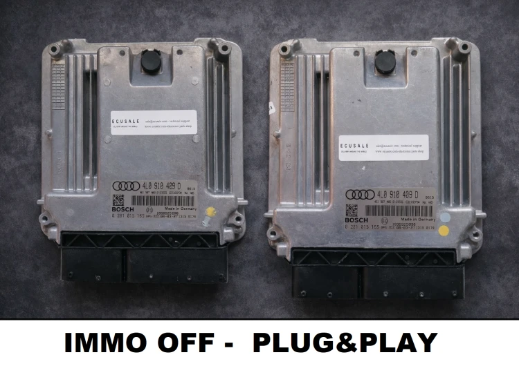 4L0910409D 0281015165 master i slave Audi Q7 4.2 TDI – komplet IMMO OFF bez programowania