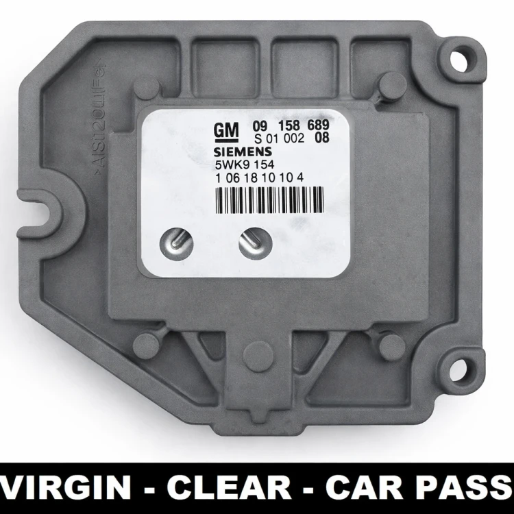 09158689 5WK9154 centralina do motor Siemens Opel Astra G / Zafira A / Vectra B 1.8 16V Z18XE Virgin – tipo novo – vista adic