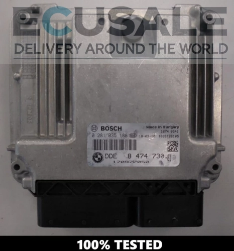 Calculateur moteur BMW 2.0 diesel DDE 8474730 0281035188