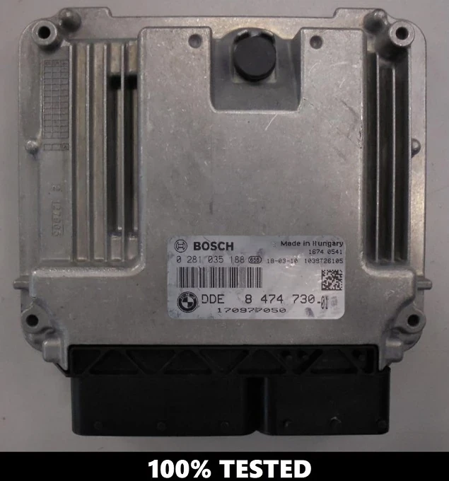 8474730 0281035188 centralina motore BMW 2.0 Diesel DDE8474730 F30 / F31 / F34 / F35