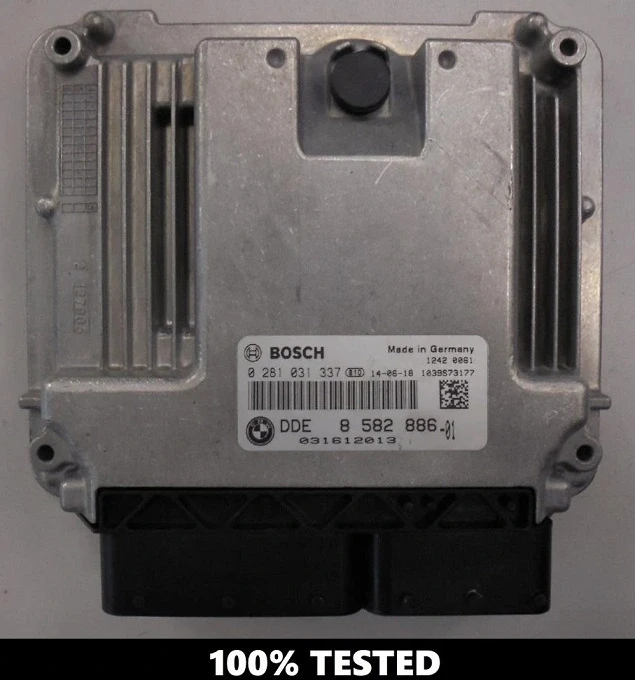 8582886 0281031337 centralina do motor BMW 2.0 Diesel DDE8582886 F10 / F11 / X3 F25