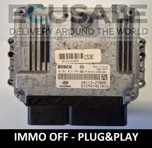CALCULATEUR MOTEUR HYUNDAI SANTA 2.2 39113-27825 0281013584