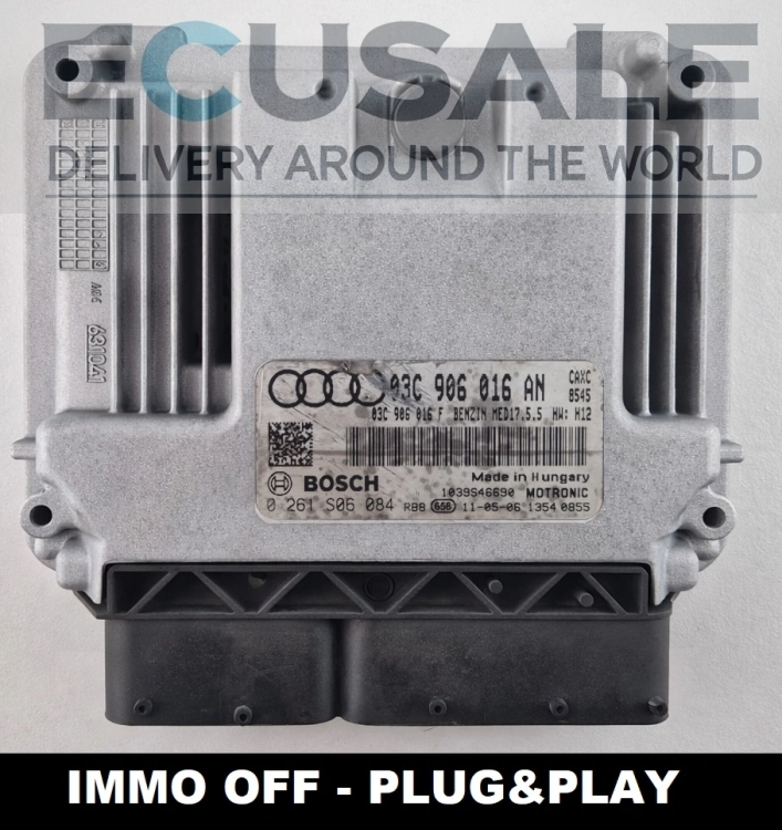 0261S06084 03C906016AN IMMO OFF CALCULATEUR MOTEUR Audi A3 1.4 TSI Plug &amp;amp;amp; Play