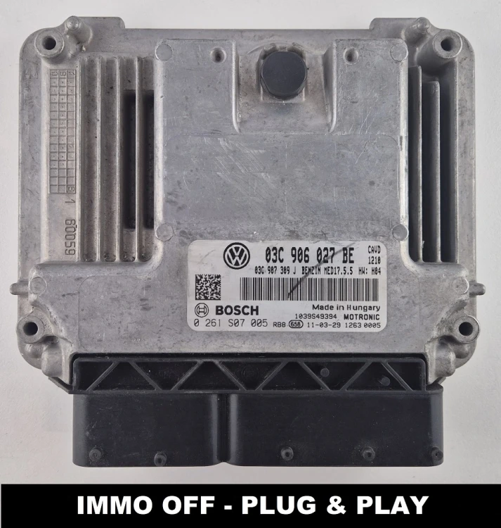 0261S07005 03C906027BE calculateur moteur Bosch VW Tiguan / Jetta 1.4 / 1.6 TSI