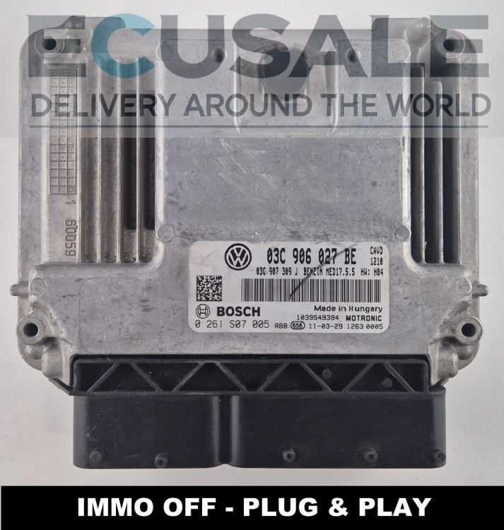 IMMO OFF CALCULATEUR MOTEUR Bosch 0261S07005 03C906027BE Volkswagen Tiguan Jetta 1.4 TSI 1.6 TSI