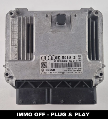 03C906016CG 0261S06551 centralina do motor Bosch Audi A1 1.4 TSI