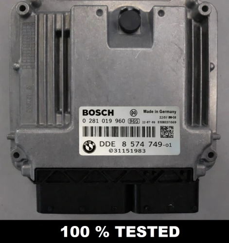 8574749 0281019960 Motorsteuergerät BMW 2.0 Diesel DDE8574749 F10 / F11