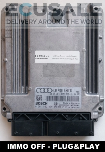 Centralita de motor 4L0910560G 0261S02456 Audi Q7 4.2 V8 FSI IMMO OFF