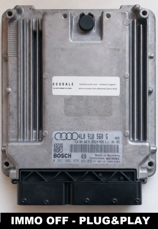 4L0910560G 0261S02456 sterownik silnika Bosch MED9.1.1 Audi Q7 4.2 V8 FSI