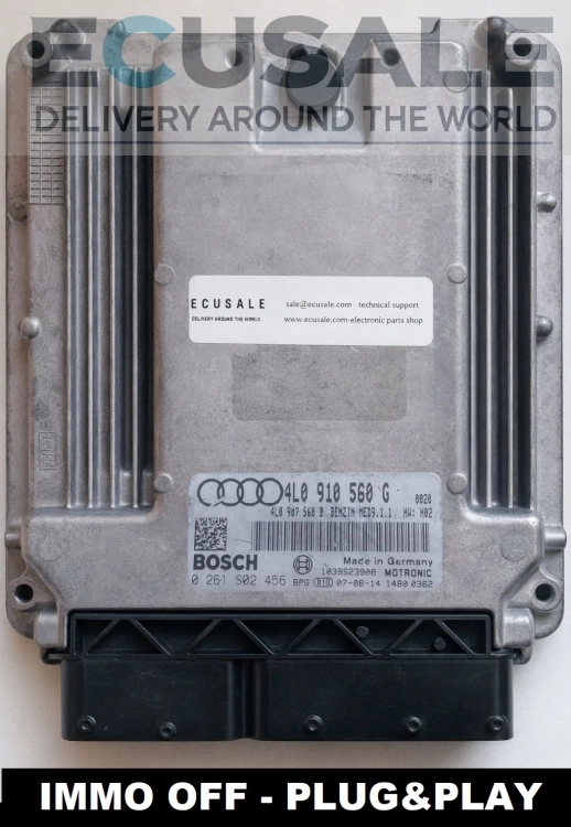 Centralita de motor 4L0910560G 0261S02456 Audi Q7 4.2 V8 FSI IMMO OFF