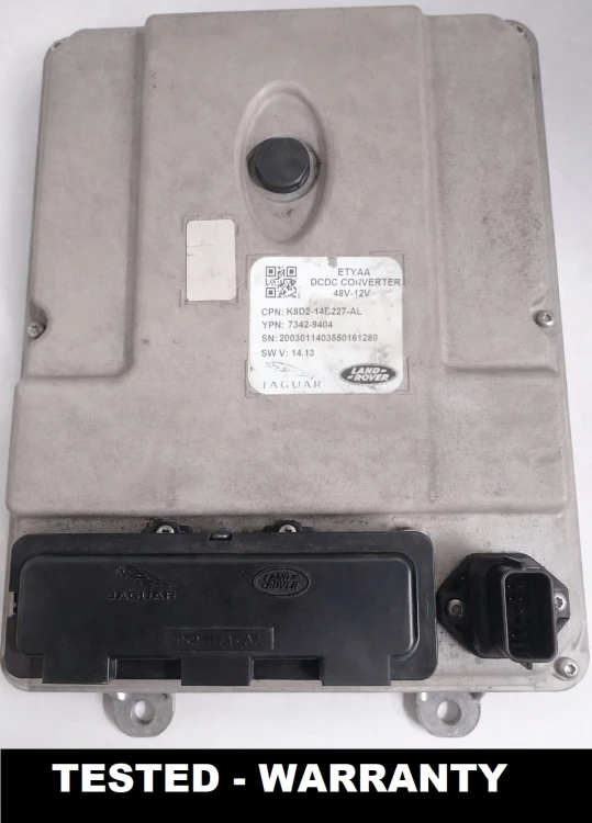 K8D2-14B227-AL convertitore DC/DC 48V–12V Land Rover MHEV
