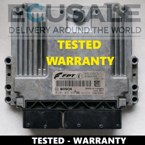 ECU Iveco Daily / Eurocargo – Bosch 0281035639, centralita de motor comprobada con número 5802338413