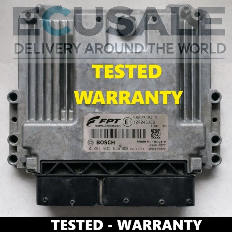 ECU Iveco Daily / Eurocargo – Bosch 0281035639, centralita de motor comprobada con número 5802338413