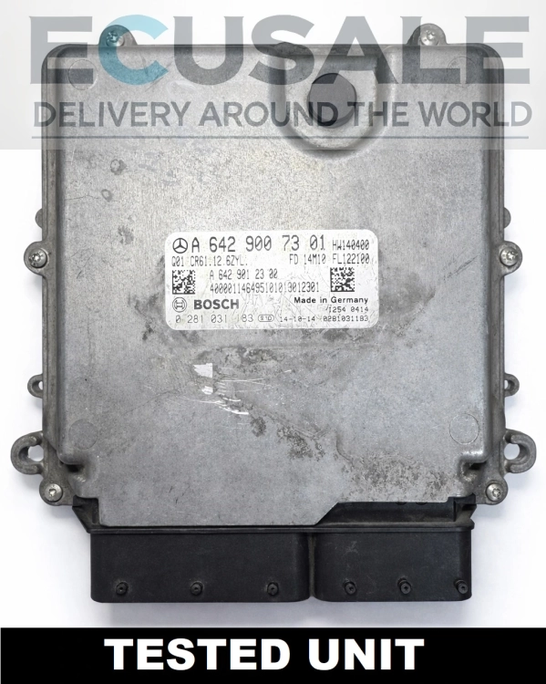 Centralita de motor A6429007301 A 642 900 73 01 Bosch 0281031183 Mercedes 3.0 CDI V6 CR6.1