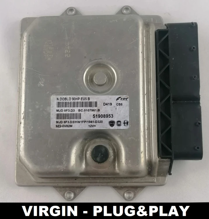 51908953 MJD 8F3.D3 centralina do motor Fiat Doblo 1.3 Multijet