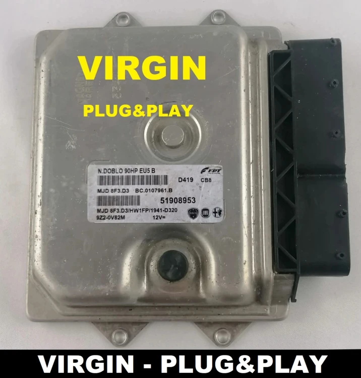51908953 MJD 8F3.D3 centralina motore Fiat Doblo 1.3 Multijet – vista aggiuntiva
