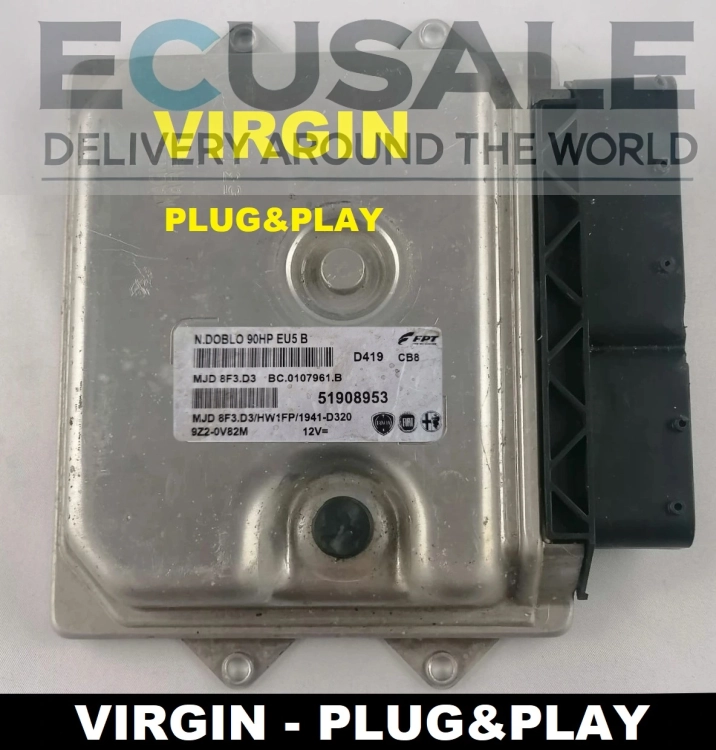51908953 MJD8F3.D3 Calculateur moteur OPEL Combo 1.3 CDTI 1248cm3 ECU Plug&amp;amp;amp;Play
