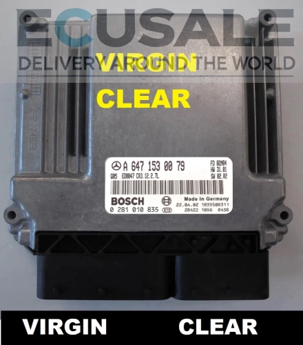 0281010835 0 281 010 835 A 647 153 00 79 steuergerät Mercedes 2.7 CDI W203 W210 W163 OM647