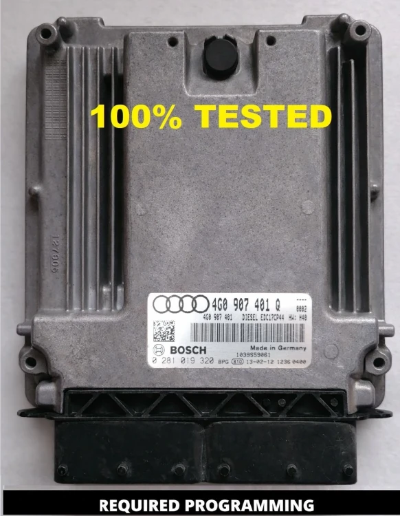 4G0907401Q 0281019320 centralina do motor Audi A6 C7 3.0 TDI V6 Common Rail Bosch