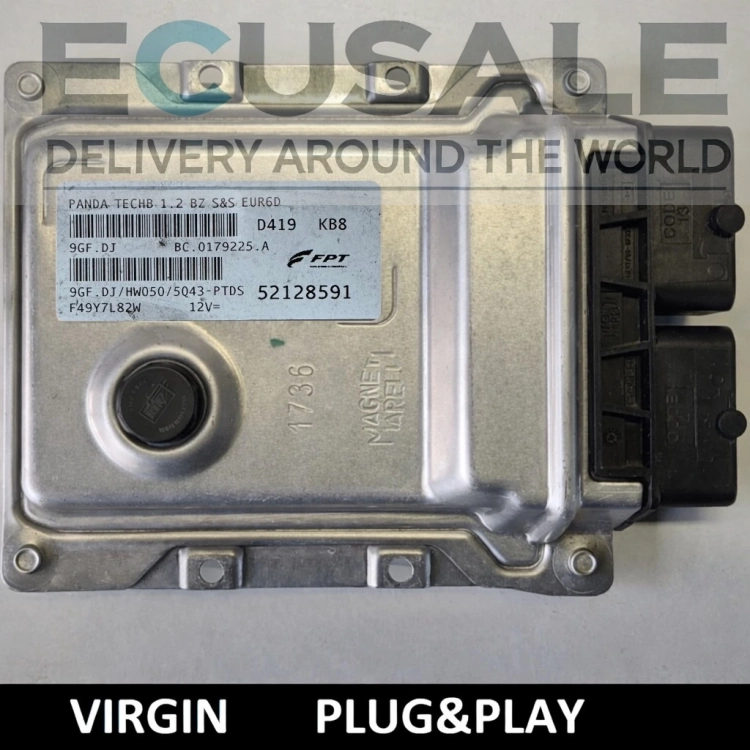 52128591 9GF.DJ Centralita de motor Fiat Panda 1.2 8V 169A4000 VIRGIN PLUG &amp;amp;amp; PLAY ECU