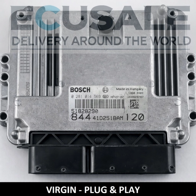 51828290 Bosch 0281014569 ECU Lancia Delta III 1.6 JTD 120KM 198A3000 Calculateur moteur Plug and Play