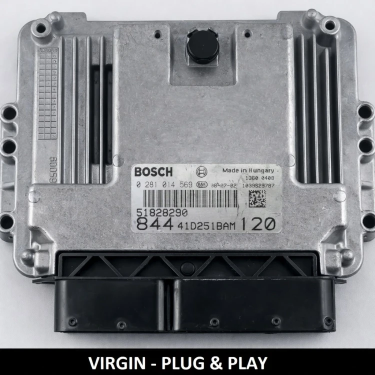 51828290 Bosch 0281014569 ECU Lancia Delta III 1.6 JTD 120KM 198A3000 Centralina motore Plug and Play