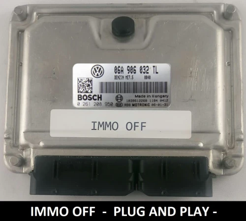 0261208950 06A906032TL centralina do motor Bosch VW Polo 6R 1.8 TSI