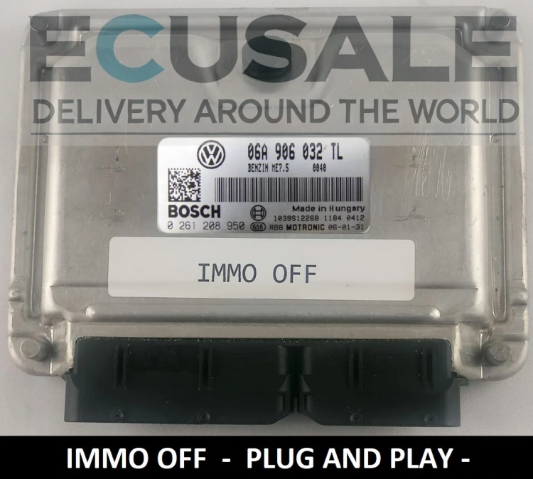 0261208950 06A906032TL Calculateur moteur VW Polo V 6R IMMO OFF Plug&amp;amp;amp;Play