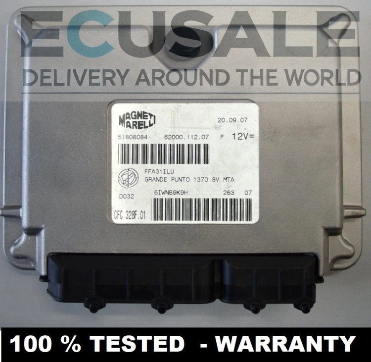 CFC328F01 51808084 Selespeed Fiat Punto Grande Calculateur TCU Transmission 1.4