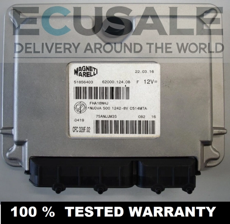 51856403 CFC328F.02 Calculateur TCU Transmission boîte Selespeed FIAT 500 1.2 1.4 Dualogic module de transmission